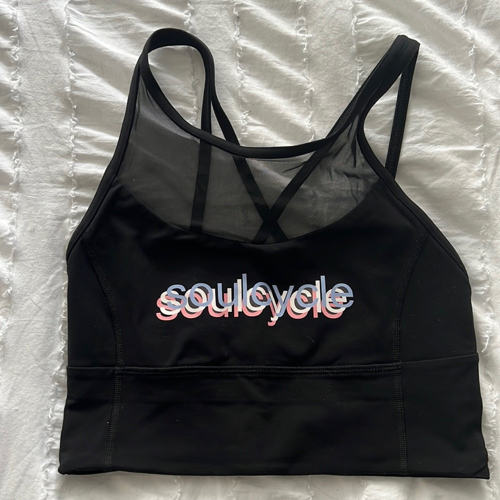 SoulCycle lululemon sports bra workout top